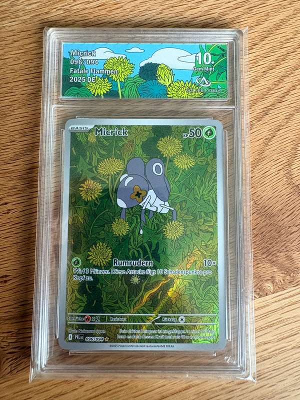 Mickrick 096/094 – Deutsch – CollectAura 10 Gem Mint – Slab